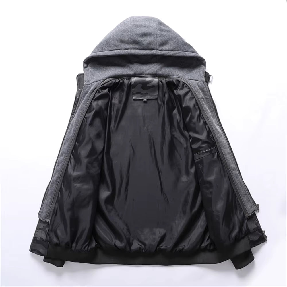 Colton Leather Camo Jacket