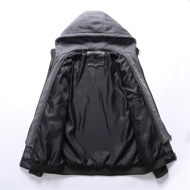 Colton Leather Camo Jacket