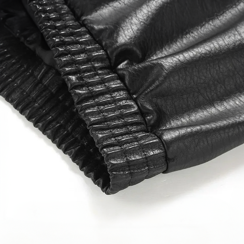 Trager Vintage Leather Bomber