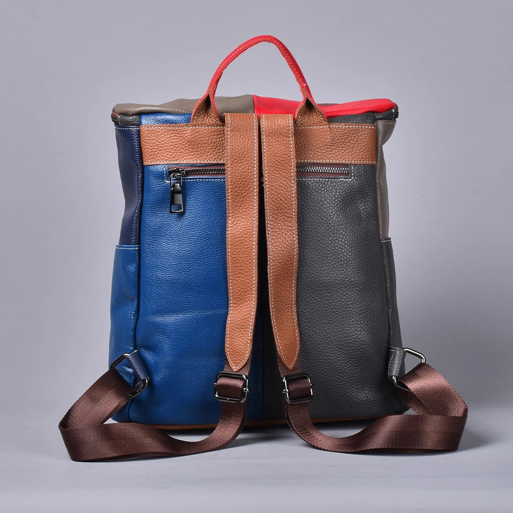 Patchique Genuine Leather Backpack