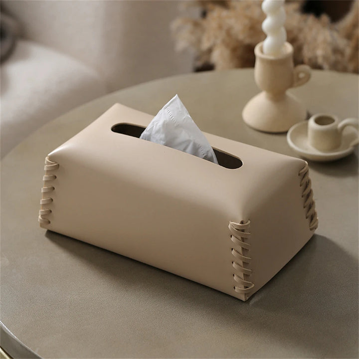 Essence Pure™ Leather Tissue Box