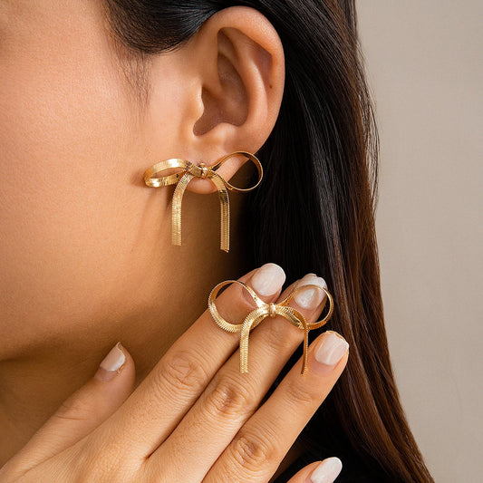 RENEE RIBBON EARRINGS