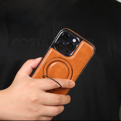 HALOGUARD LEATHER iPHONE CASE
