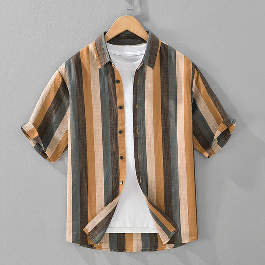 CALDEN LINEN SHORT SLEEVE