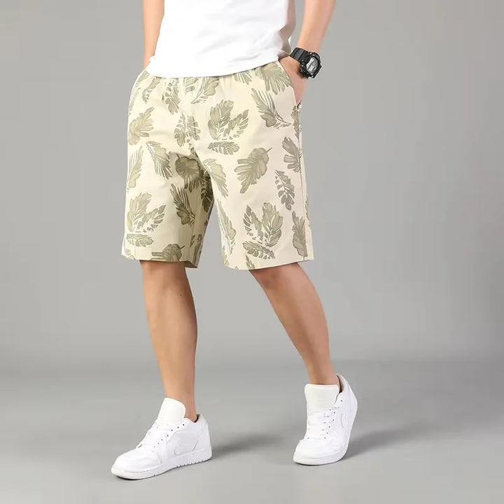 Palmline Cotton Shorts