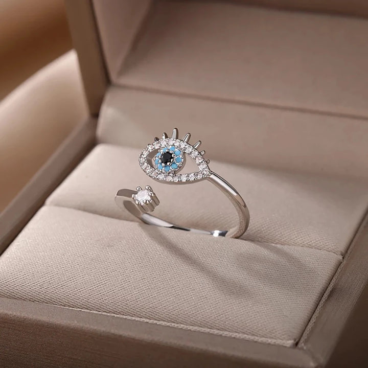 Solaria Evil Eye Ring