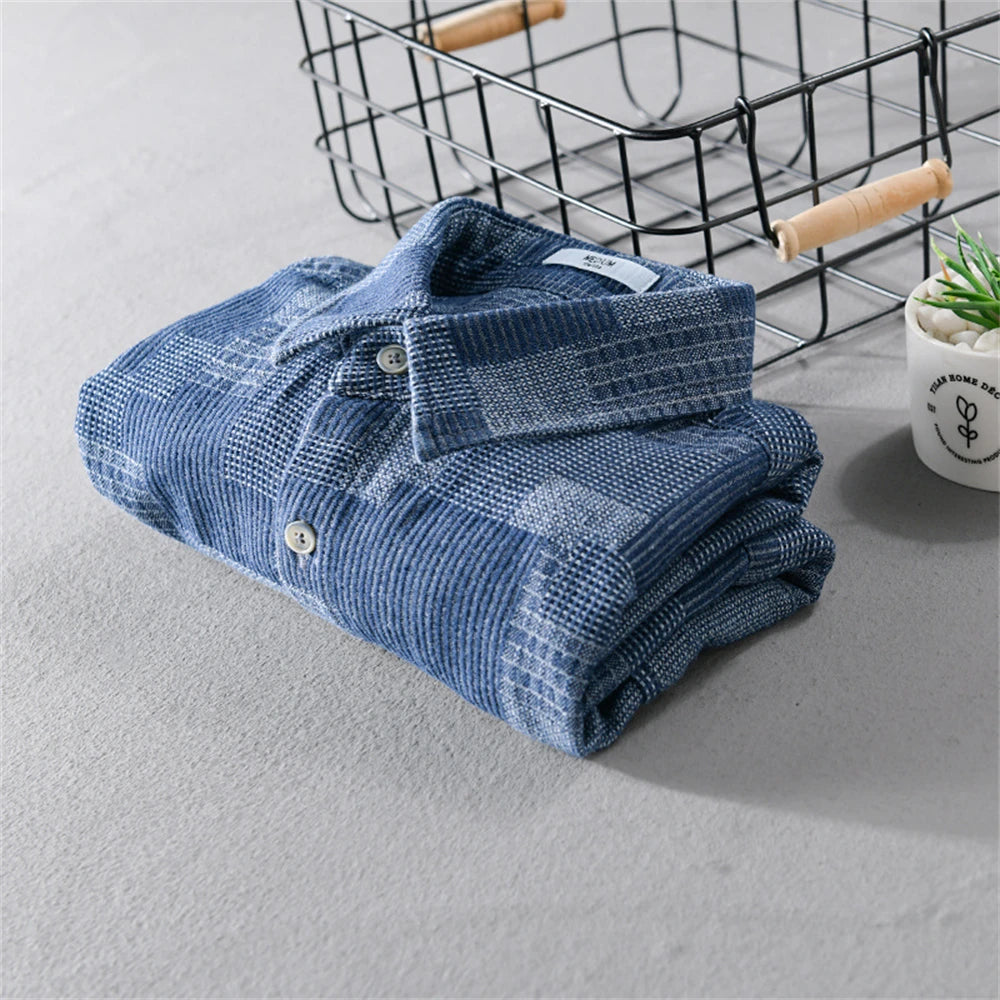CHASE CHECKERED BUTTON-UP