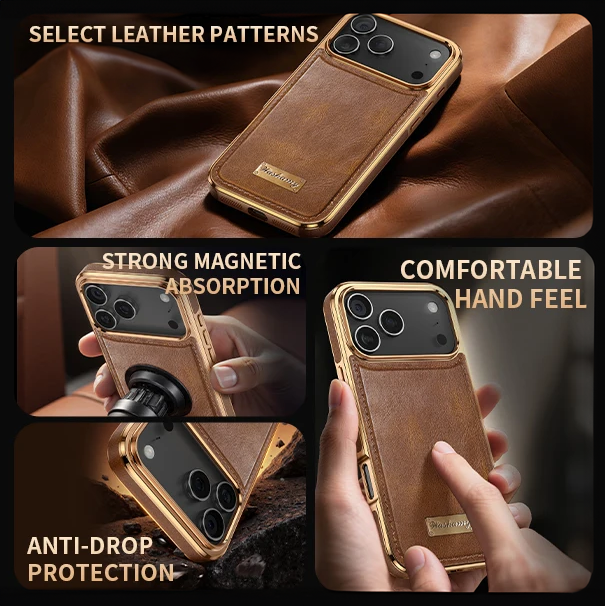 Goldmeyer Leather Iphone Case