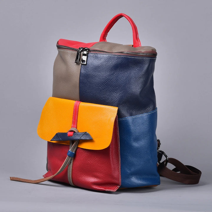 Patchique Genuine Leather Backpack