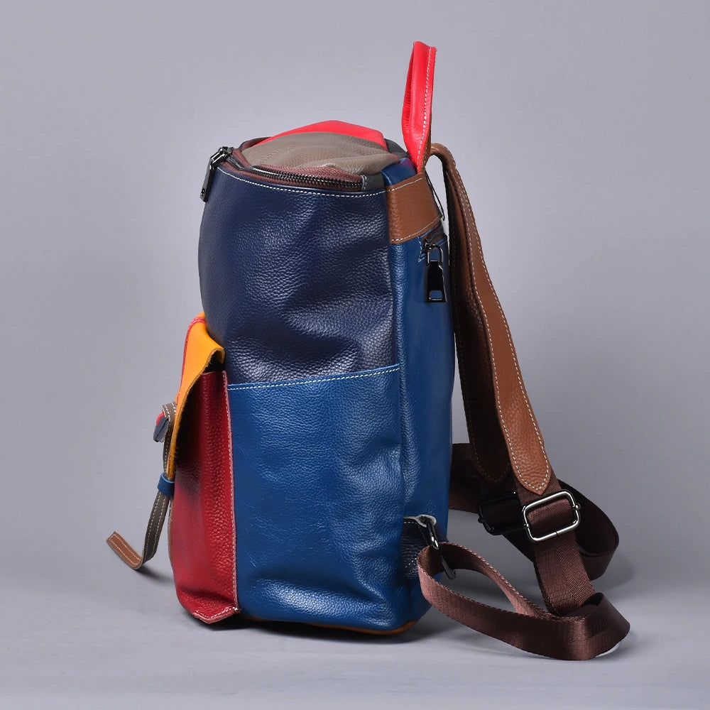 Patchique Genuine Leather Backpack
