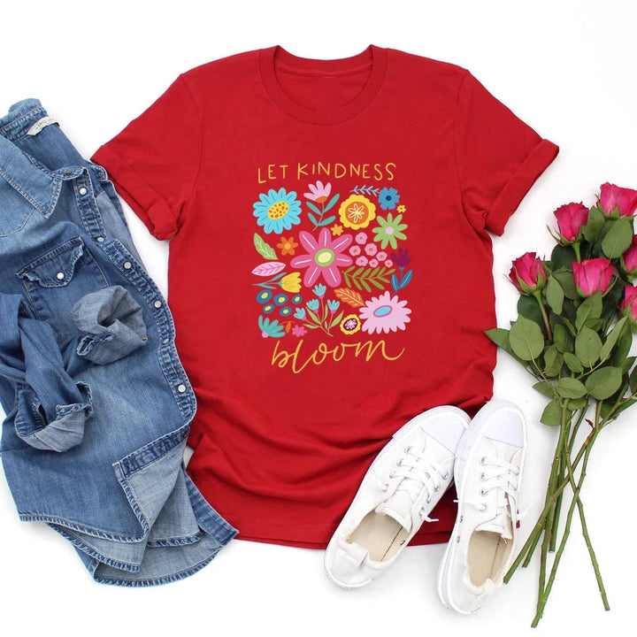 Let Kindness Bloom Cotton Tee