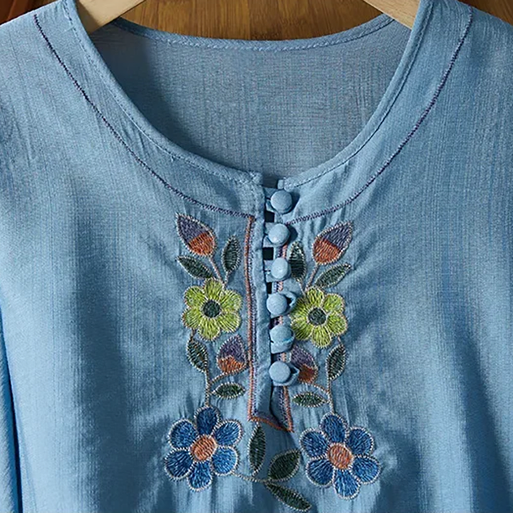 Lauren Breeze Embroidery Blouse