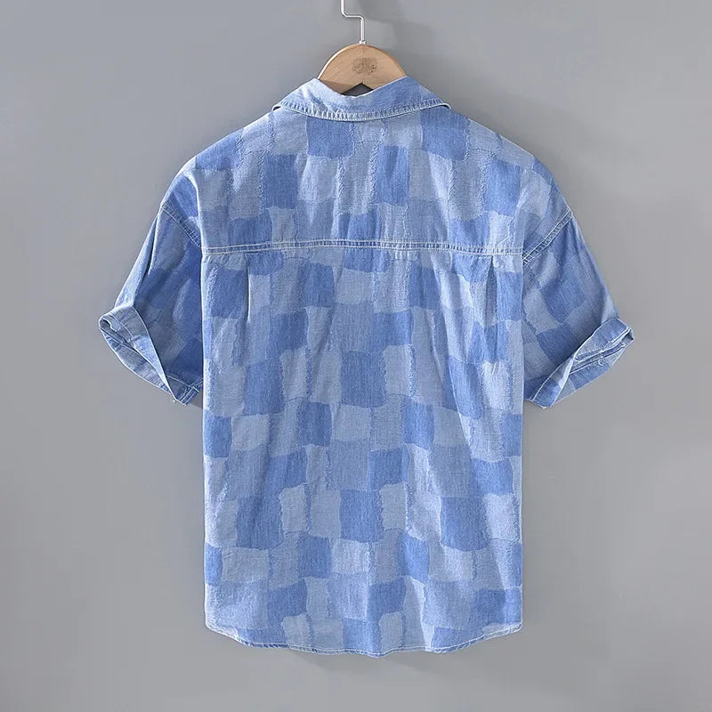 CHASE CHECKERED BUTTON-UP