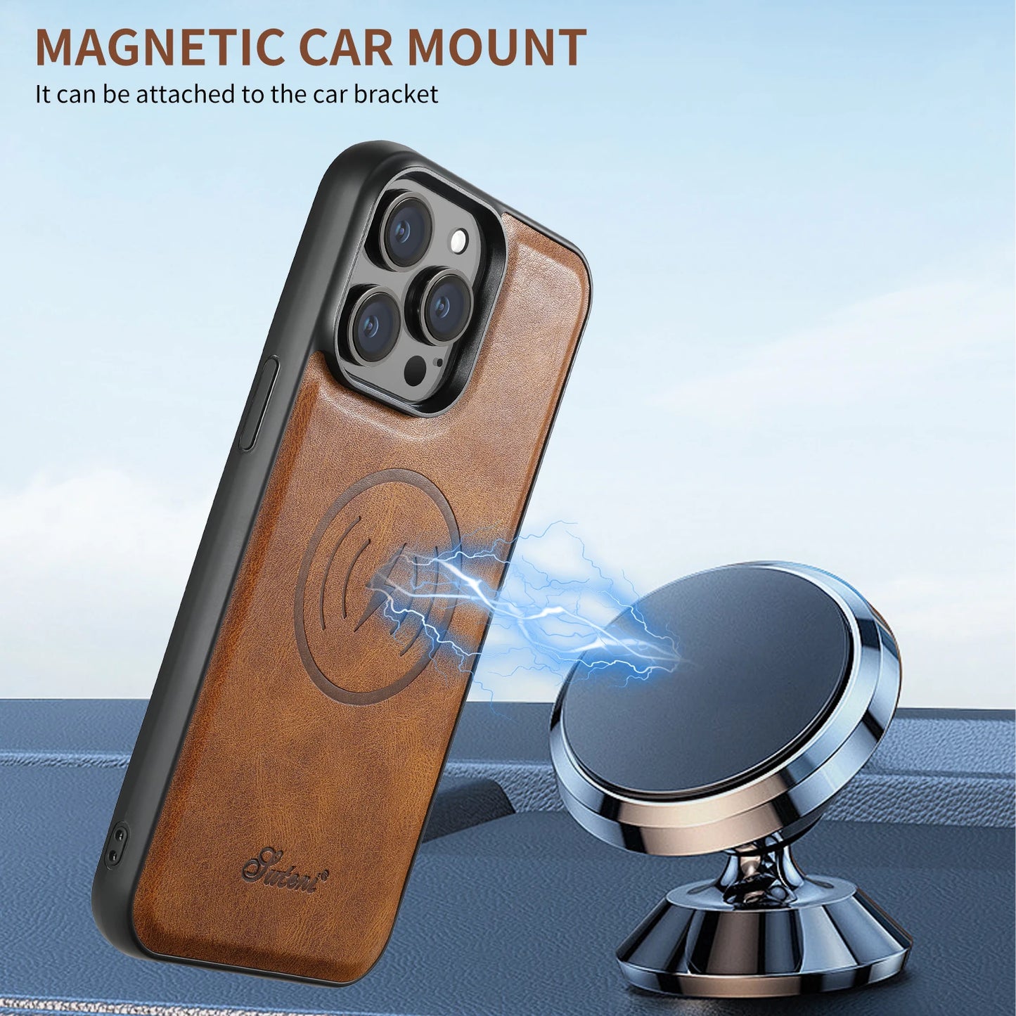 FLIPSTAND™ LEATHER iPHONE CASE