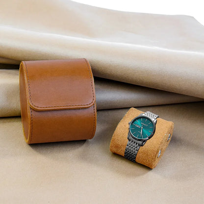 LEATHER LUXE WATCH CASE