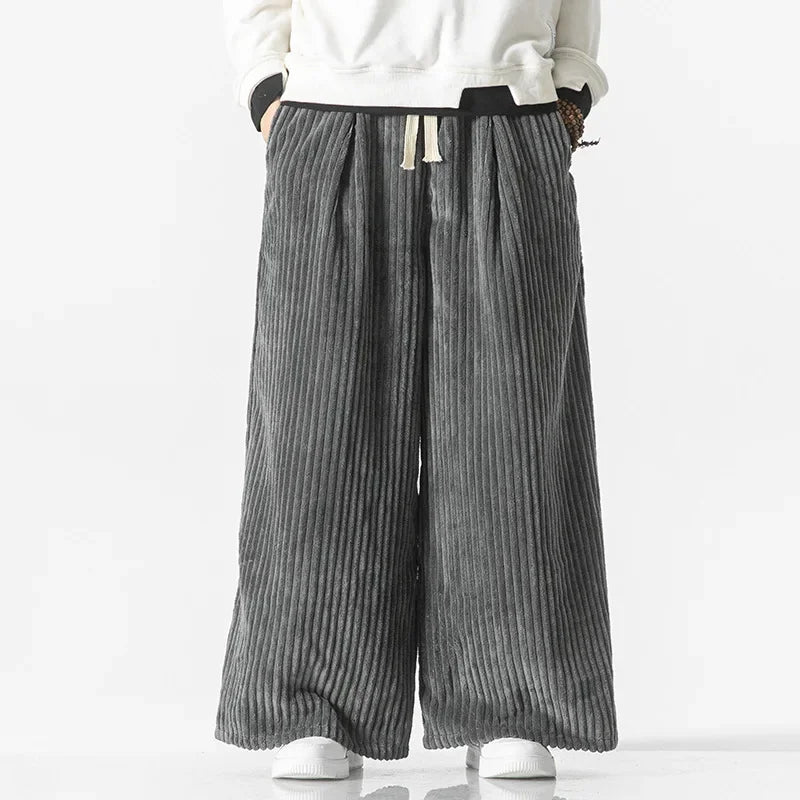 Cordova Corduroy Wide-Leg Sweatpants