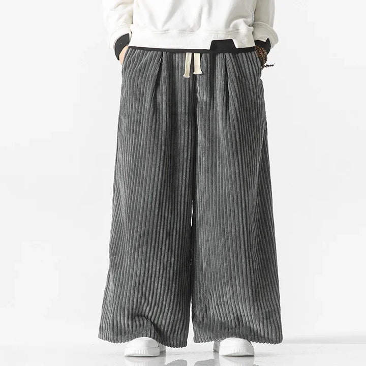 Cordova Corduroy Wide-Leg Sweatpants