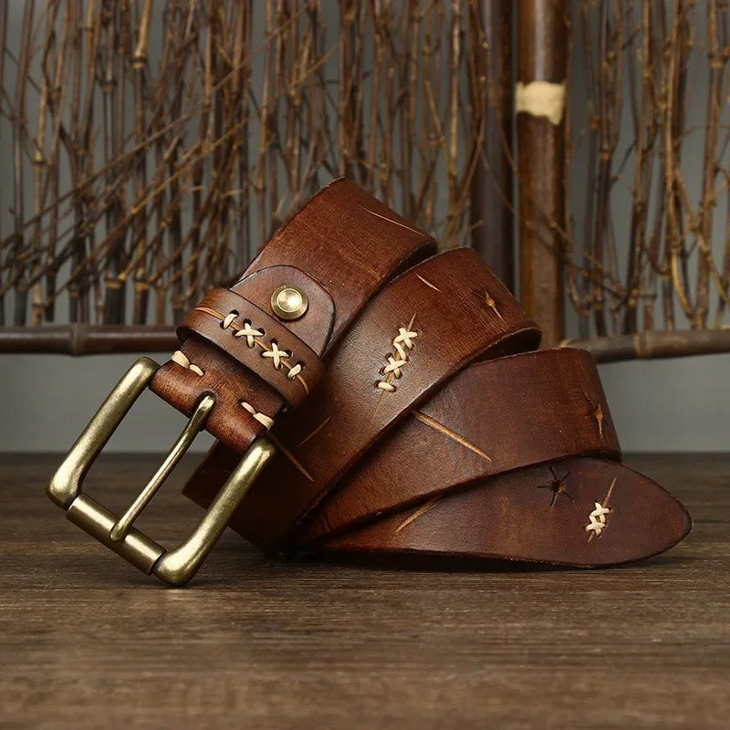 Lariat Leather Belt