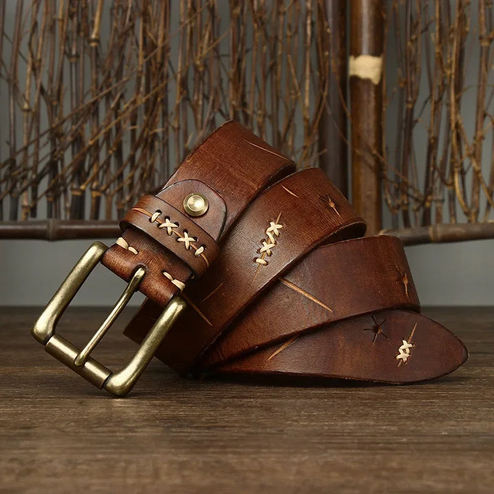 Lariat Leather Belt