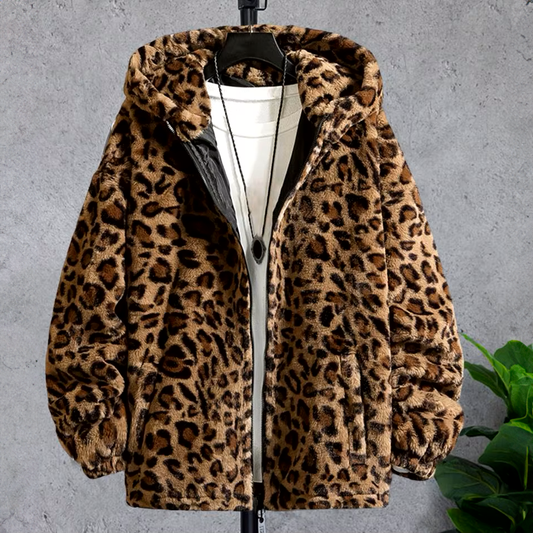 BRECKLEN LEOPARD COAT